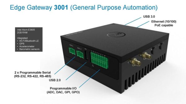 Dell Edge Gateway 3001 Model General-Purpose Automation-ssanetwork