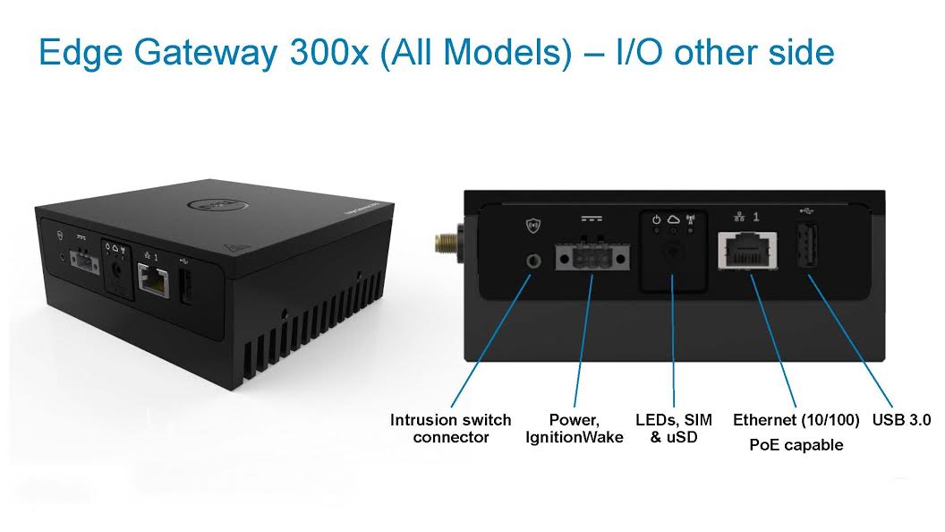 Dell Edge Gateway 3001 Model GeneralPurpose Automation